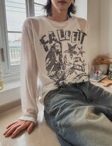 Palette see-through long sleeve knit