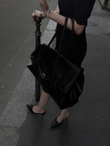 nars leather big tote bag