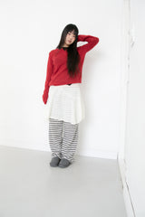 henley neck natural knit(3colors)