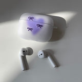 Blue - Ribbon Puff AirPods Case_matt