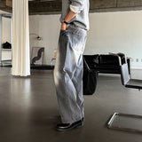 LMN Labo Wide Brush Denim Pants (5 colors)