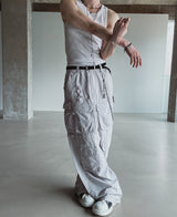 Post multi pocket cargo pants