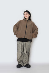 Monoon hooded windbreaker