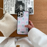 ローズリボンケースピンク (GLASS BUMPER)