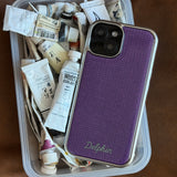 EMBROIDERY KNIT EPOXY CASE_PURPLE