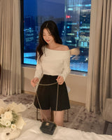 Knitte オフショルダーTシャツ