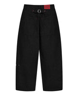 red denim pants (black)