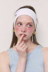 TJM Headband in White