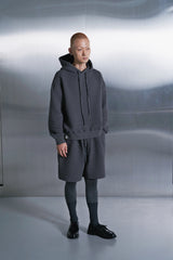VINTAGE DIA-QUILTING HOODY (Charcoal)