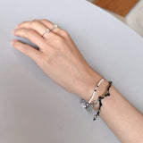 チェーンミックスブレスレット (Black)