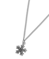 CROSS STAR NECKLACE_SILVER