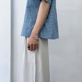 Relaxed Check Short Sleeve Shirt