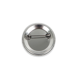 stop thinking / pin button set.2 brown