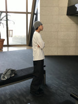 Onz ノンフェイドストライプデニムパンツ