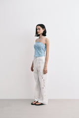 knit top (sky blue)