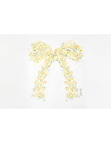 Canola Bloom Ribbon Print T-shirt Ivory