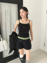 Rivet Pocket Denim A Pants (2c)