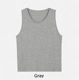 Loin Over Fit U-Neck Cut Sleeveless