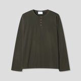デリヘンリーネックロングスリーブTシャツ