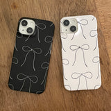 RIBBON ILLUST HARD CASE_WHITE