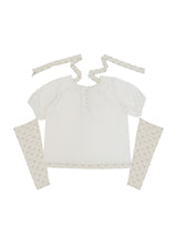  FLORAL PENDANT BACK RIBBON TOP