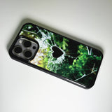 Crack of Heart Bumper Mirror Phone Case (Mirror/MagSafeVer.)