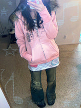 Graffiti Zip Hoodie