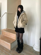 ペリーハイネックファージャケット (one color)