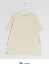 [unisex] シオニ ベーシック レイヤード 半袖Tシャツ