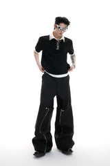 Deconstructed Layered Utility Pants
