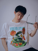 新年巳年Tシャツ（ホワイト）