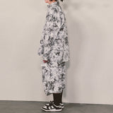 tiedye capri cargo shorts_white