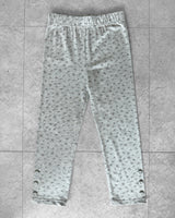FLOWER BUTTON MIDI LEGGINGS