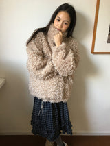 Boucle Half-Neck Zip-Up (2 Colors)