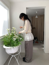 BIRD TUCK BANDING SLACKS (2C)