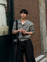 Dart shoulder blouson