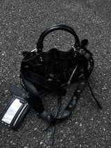 chic shirring motor bag