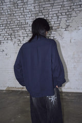 DKアイレットシャツネイビー