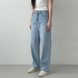 WIDE DENIM PANTS [LIGHT BLUE]