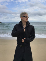 ジュノクロップフーデッドカットアウトライトウェイトパディング 3C