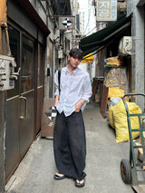 Summer string balloon denim