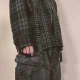 double check deconstructed shirt_black