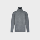 LMN Tommy Muscle Fit Cashmere Turtleneck Knitwear (3 colors)