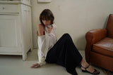 Jersey long skirt_black