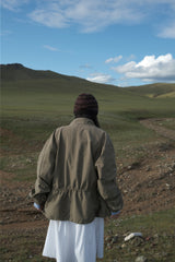 Regular half-neck night jacket (3color)