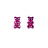 プチベアピアス_ピンク
