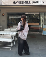 OOTJ デニムワイドダメージパンツ