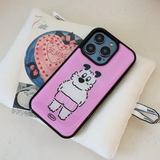 Pink pants epoxy bumper smartphone case