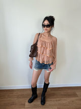 fairy ruffle blouse