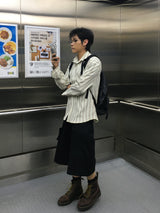 ヴィエンヌ ベルティング カーゴ バミューダ パンツ 3C